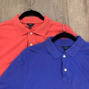 2 Men’s J. Crew polo shirts XL
